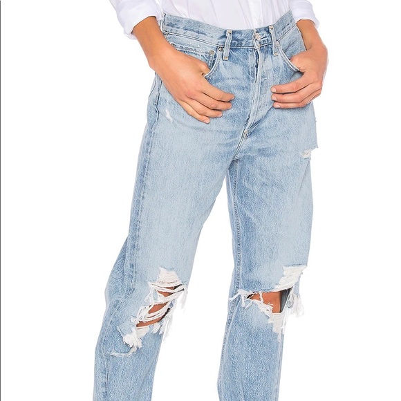 90s jeans denim Loose Fit in Fall Out Agolde - Picture 1 of 16